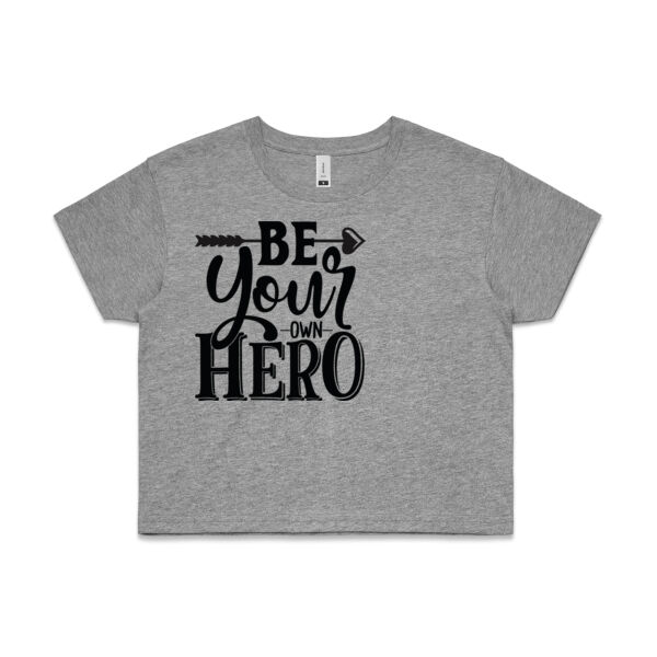 Be Your Own Hero - AS Colour CROP TEE - 4062 Thumbnail