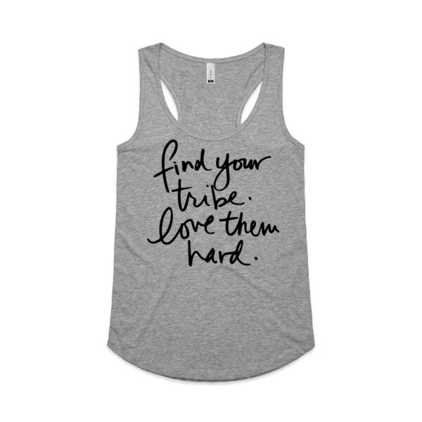 Find Your Tribe - AS Colour Women's Yes Racerback Tank Thumbnail